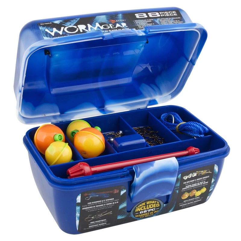 Worm Gear 88 Piece Loaded Tackle Box - Image 1